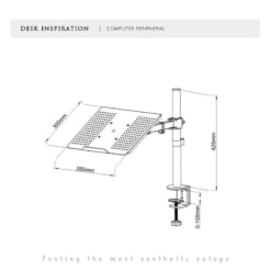 Giá đỡ laptop kẹp bàn GL01