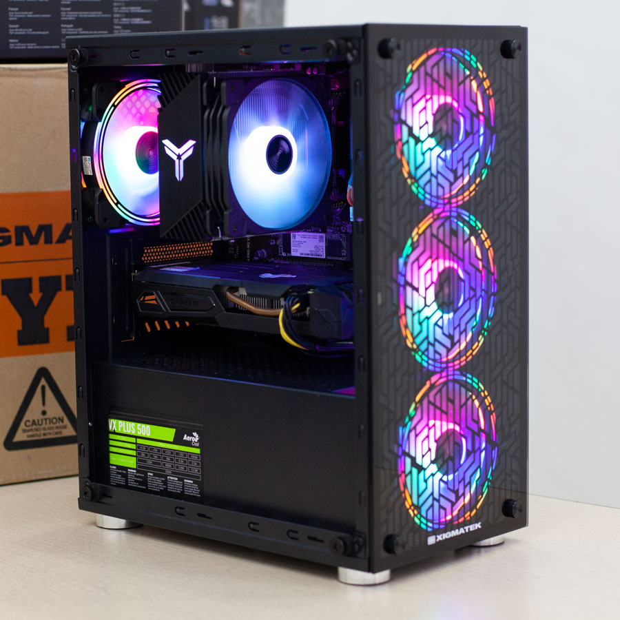 Máy tính cũ C330 (Ryzen 5 1600 / 8GB / 120GB SSD / 320GB HDD / GTX 1050Ti 4GB) - Image 2