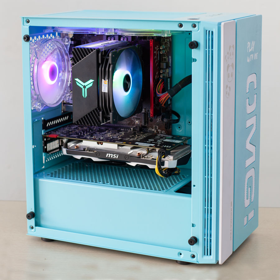 Máy tính cũ C340 (Ryzen 5 1600 / 8GB / 120GB SSD / 500GB HDD / GTX 1050Ti 4GB) - Image 2