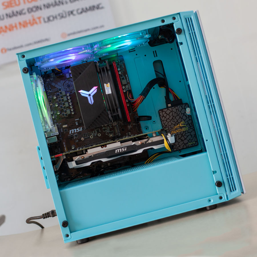 Máy tính cũ C340 (Ryzen 5 1600 / 8GB / 120GB SSD / 500GB HDD / GTX 1050Ti 4GB) - Image 3