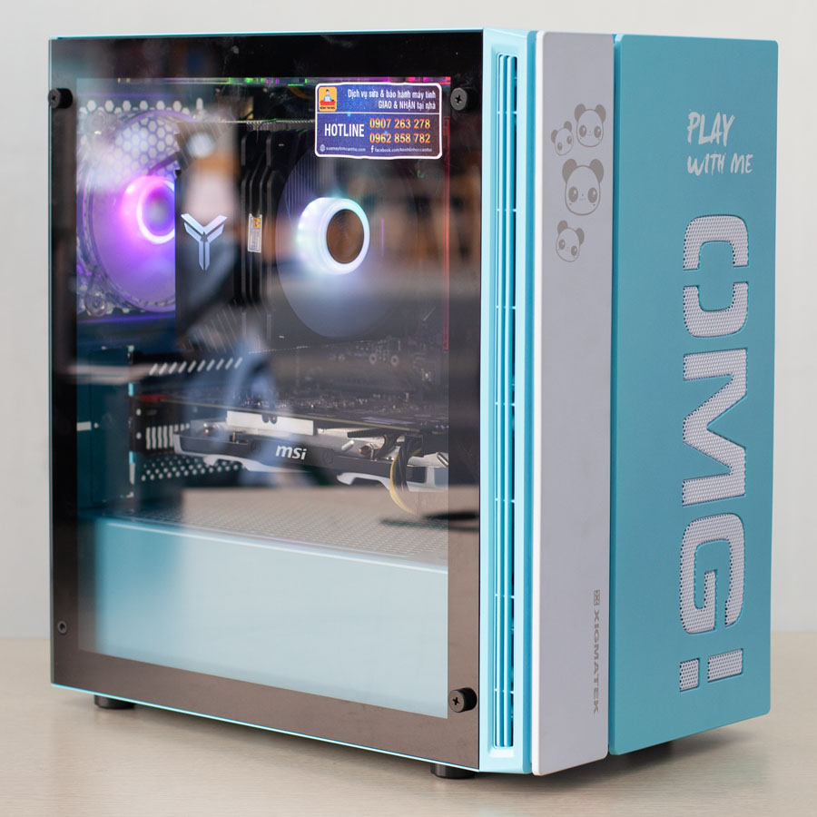 Máy tính cũ C340 (Ryzen 5 1600 / 8GB / 120GB SSD / 500GB HDD / GTX 1050Ti 4GB) - Image 8