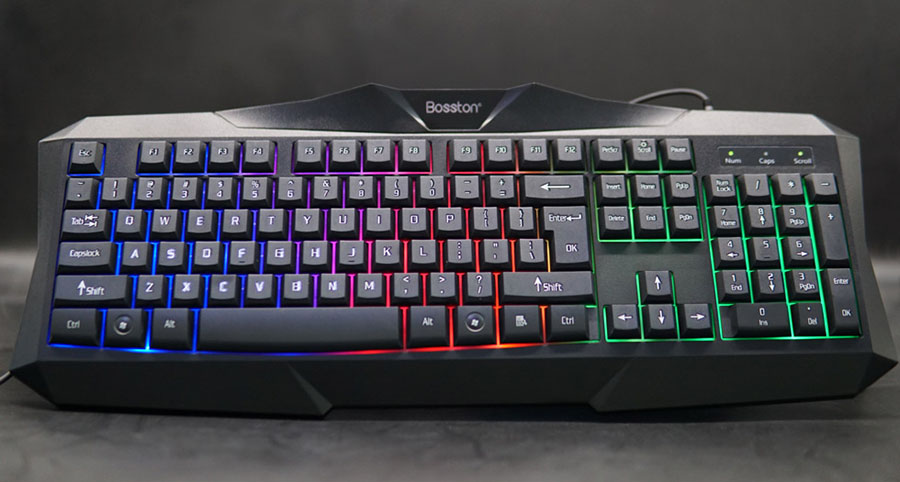 Bàn phím giả cơ VSP Bosston X19 LED