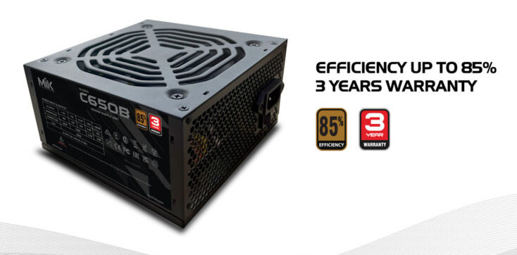 Nguồn MIK C650B 650W 80PLUS BRONZE