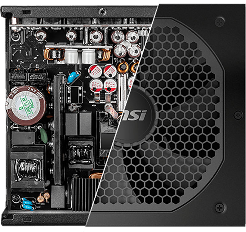 Nguồn MSI MPG A750GF 750W - 80 Plus Gold - Full-Modular