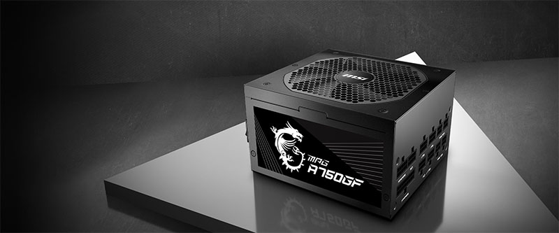 Nguồn MSI MPG A750GF 750W - 80 Plus Gold - Full-Modular