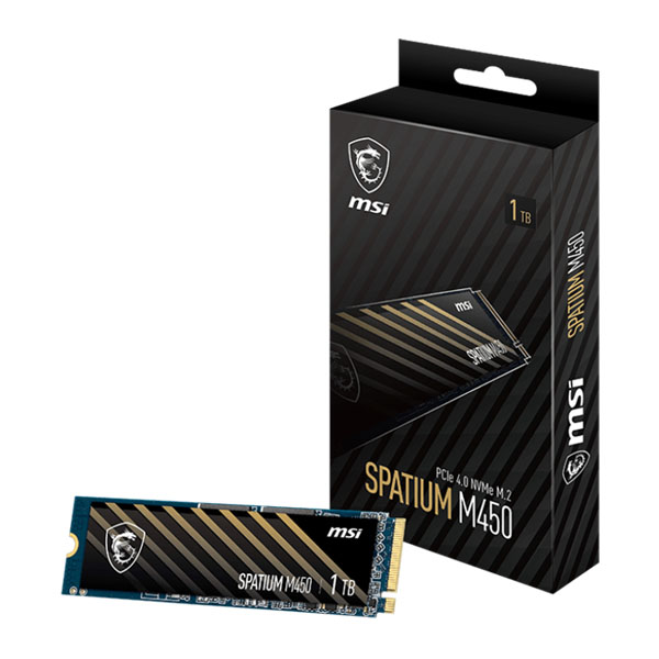 Ổ cứng SSD MSI Spatium M450 1TB M.2 PCIe NVMe Gen 4.0