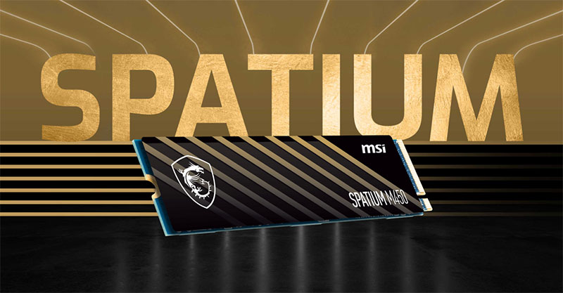 Ổ cứng SSD MSI Spatium M450 1TB M.2 PCIe NVMe Gen 4.0