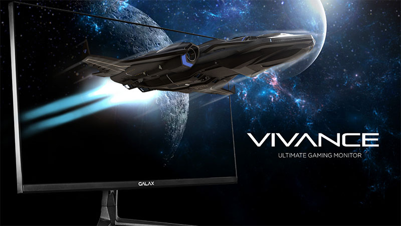 Màn hình GALAX VIVANCE-01 (27 inch - 2K - IPS - 165Hz - 1ms - Flat - HDR - G-Sync) chuyên game
