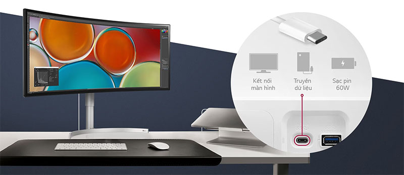 Màn hình cong LG 34WK95C-W (34 inch - 2K - Nano IPS - 75Hz - 5ms)