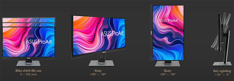 Màn hình Asus ProArt PA278QV (27 inch - 2K - IPS - 75Hz - 5ms) chuyên đồ họa