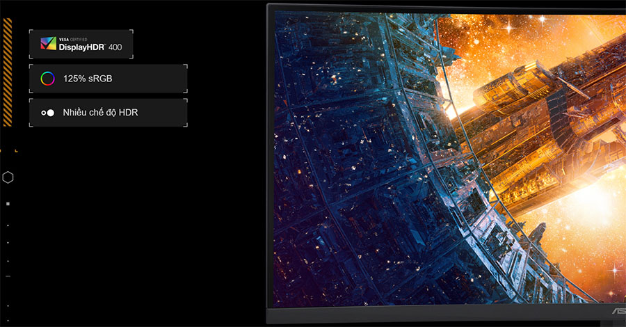 Màn hình cong Asus TUF Gaming VG34VQL3A (34 inch - 2K - VA - 180Hz - 1ms) chuyên game