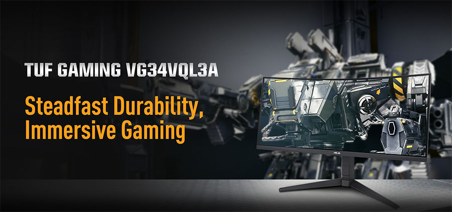 Màn hình cong Asus TUF Gaming VG34VQL3A (34 inch - 2K - VA - 180Hz - 1ms) chuyên game