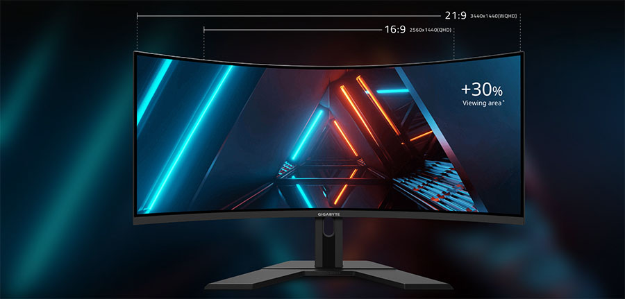 Màn hình cong Gigabyte G34WQC (34 inch - 2K - VA - 144Hz) chuyên game