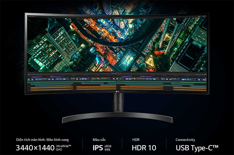 Màn hình cong LG 34WN80C-B (34 inch - 2K - IPS - 60Hz - 5ms) Màn hình cong LG 34WN80C-B (34 inch - 2K - IPS - 60Hz - 5ms)