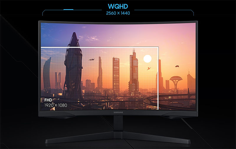 Màn hình cong Samsung LC32G55 (32 inch - 2K - VA - 144Hz) chuyên game