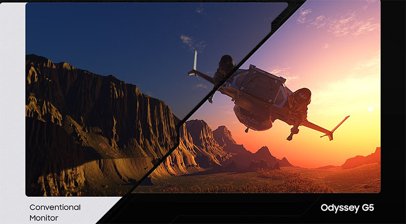 Màn hình cong Samsung LC32G55 (32 inch - 2K - VA - 144Hz) chuyên game