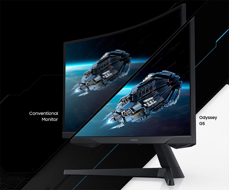 Màn hình cong Samsung LC32G55 (32 inch - 2K - VA - 144Hz) chuyên game