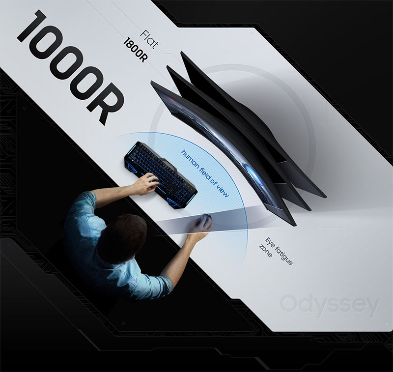 Màn hình cong Samsung LC32G55 (32 inch - 2K - VA - 144Hz) chuyên game