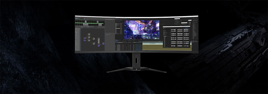 Màn hình Gigabyte AORUS CO49DQ (49 inch - DQHD - QD-OLED - 144Hz) chuyên game