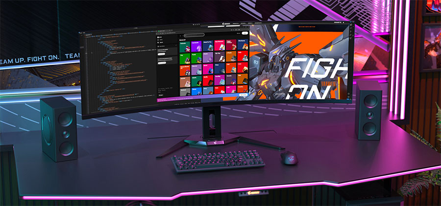 Màn hình Gigabyte AORUS CO49DQ (49 inch - DQHD - QD-OLED - 144Hz) chuyên game