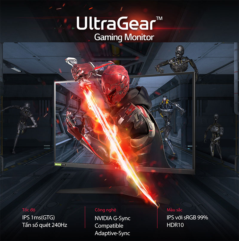 Màn hình LG 27GN750-B UltraGear (27 inch - FHD - IPS - 240Hz - 1ms)