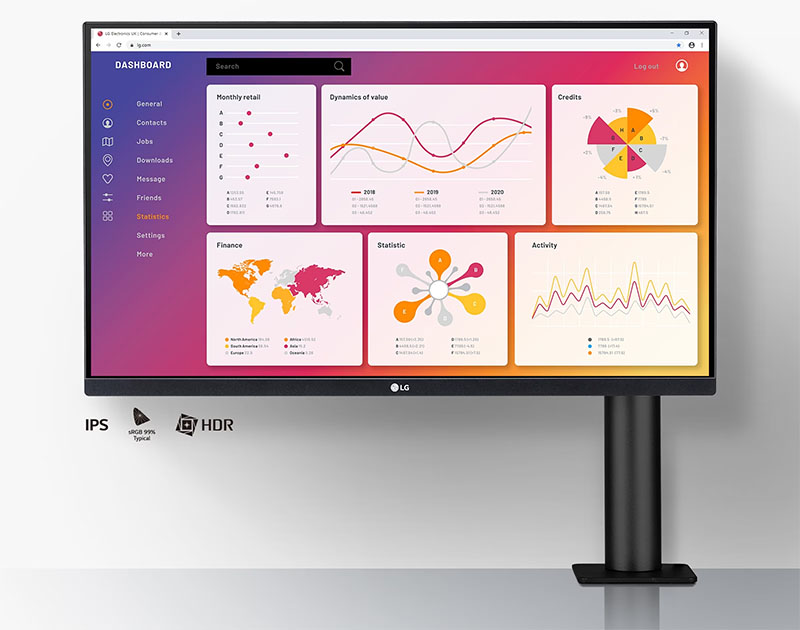 Màn hình LG 27QN880 (27 inch - 2K - IPS - 75Hz - 5ms) chuyên đồ họa