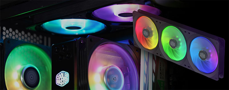 Bộ 3 Quạt tản nhiệt Cooler Master MasterFan SF360R ARGB