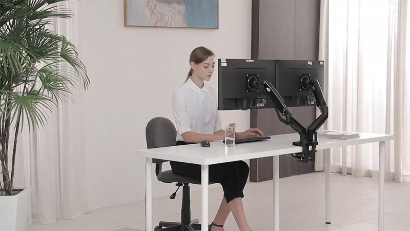 Giá treo màn hình máy tính North Bayou NB-F160 - Dual Monitor (2 màn hình)