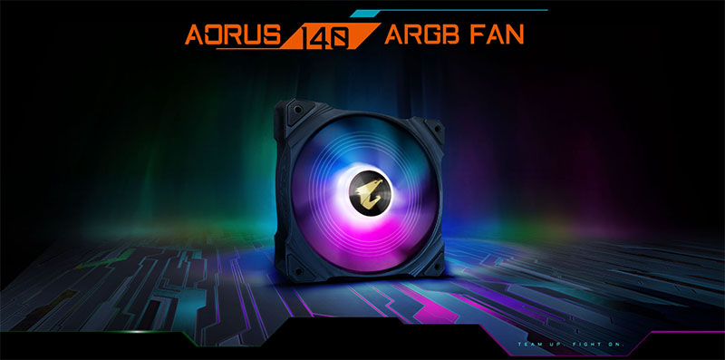 Quạt tản nhiệt Gigabyte AORUS 140 ARGB