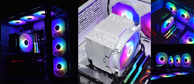 Tản nhiệt khí ID-COOLING SE-226-XT ARGB SNOW