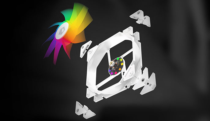 Tản nhiệt khí ID-COOLING SE-226-XT ARGB SNOW