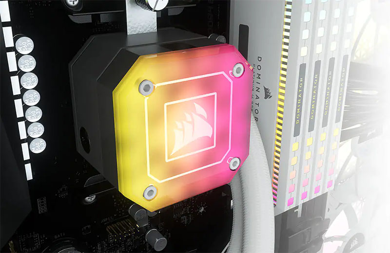 Tản nhiệt nước AIO Corsair H100i ELITE CAPELLIX White