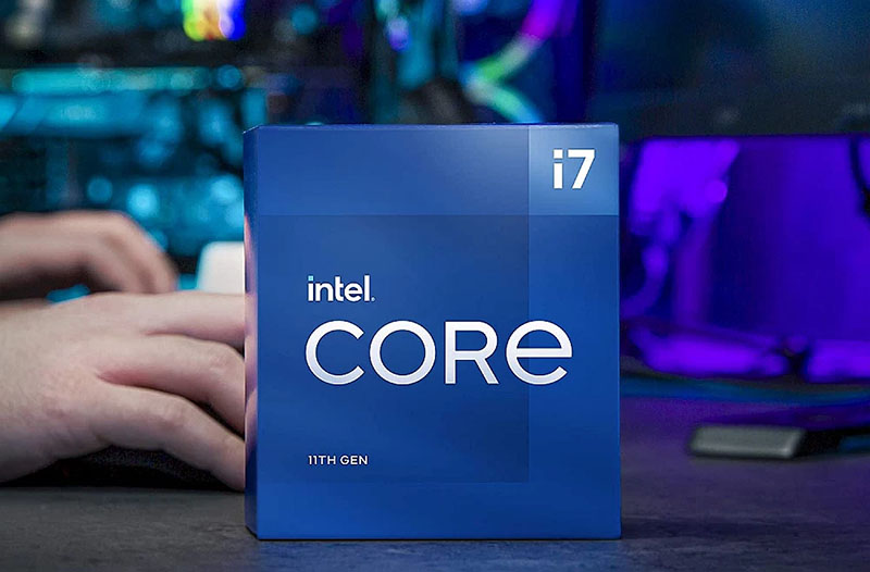 CPU Intel Core i7-11700 (Up to 4.9 GHz, 8 Nhân 16 Luồng, 16MB Cache, LGA 1200)