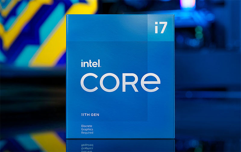 CPU Intel Core i7-11700F (Up to 4.9 GHz, 8 Nhân 16 Luồng, 16MB Cache, LGA 1200)
