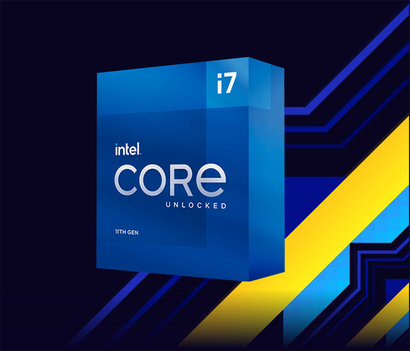 CPU Intel Core i7-11700K (Up to 5.0 GHz, 8 Nhân 16 Luồng, 16MB Cache, LGA 1200)