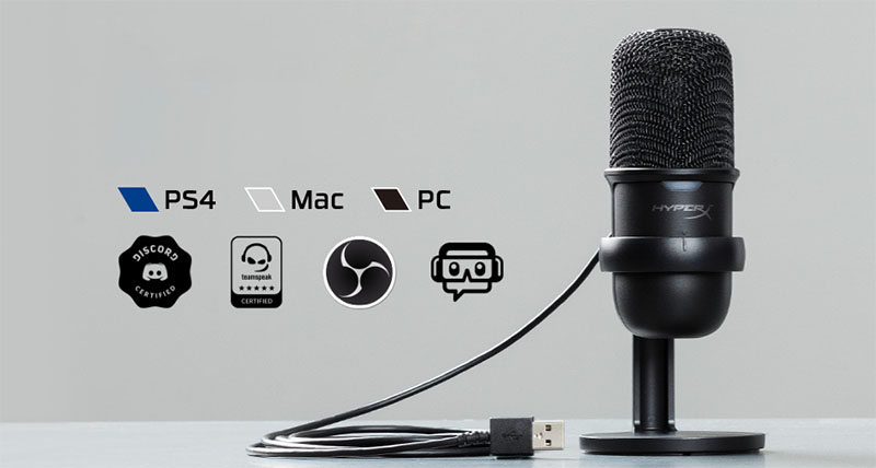 Microphone HyperX SoloCast (Đen)