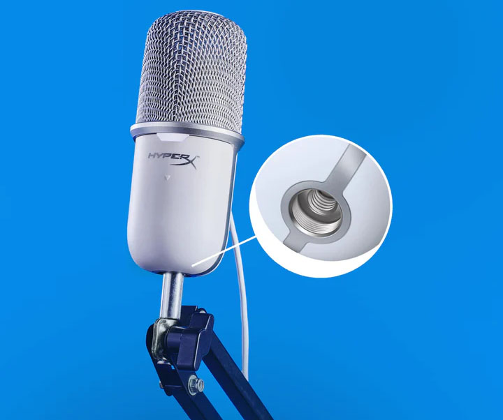 Microphone HyperX SoloCast (Trắng)