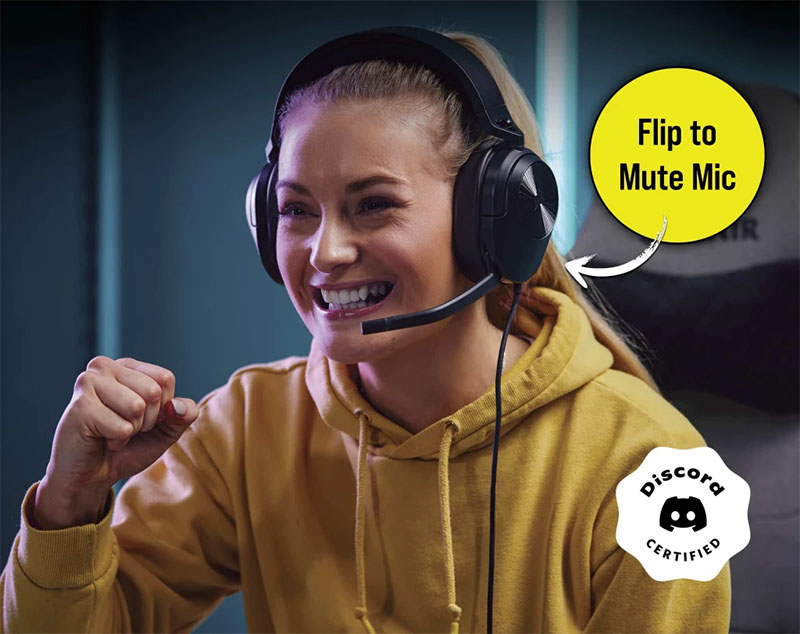 Tai nghe Corsair HS55 7.1 Surround Carbon chuyên game