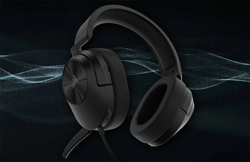 Tai nghe Corsair HS55 7.1 Surround Carbon chuyên game