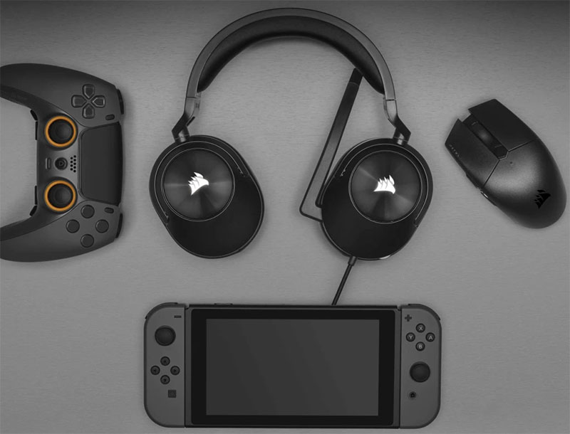 Tai nghe Corsair HS55 7.1 Surround Carbon chuyên game