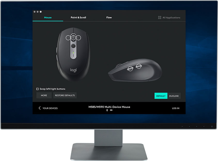 Chuột không dây bluetooth văn phòng Logitech M590 Silent
