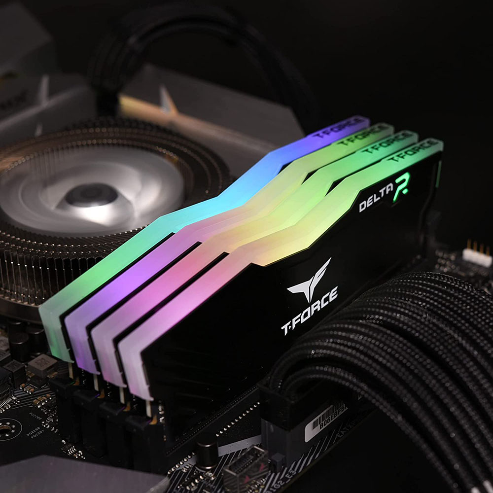 Ram PC Teamgroup T-Force Delta RGB 8GB (1x8GB) DDR4 3200MHz (TF4D48G3200HC16C01)
