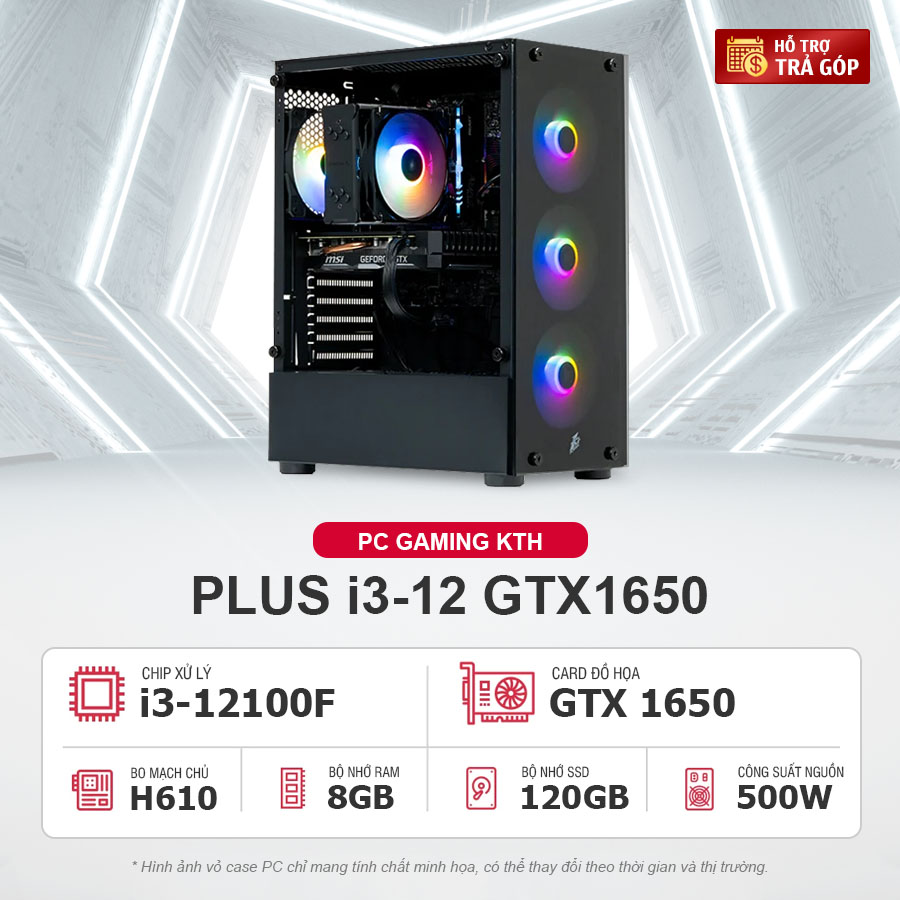 PC KTH PLUS i3-12 GTX1650
