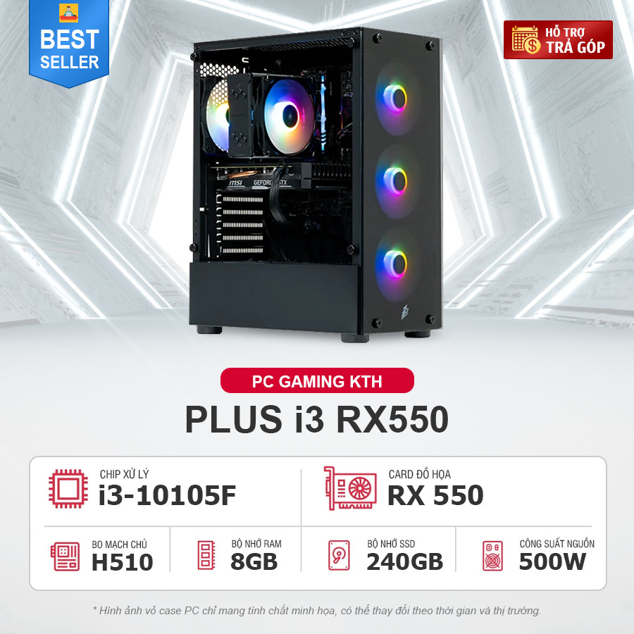 PC KTH PLUS i3 RX550