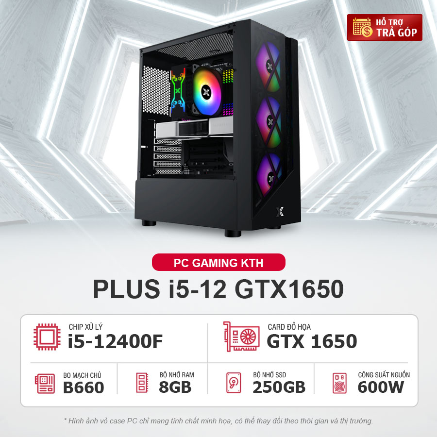 PC KTH PLUS i5-12 GTX1650