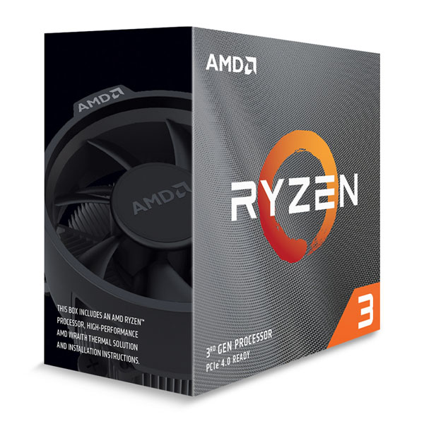 CPU AMD Ryzen 3 3100 (3.6GHz Up to 3.9GHz, 4 Nhân 8 Luồng, 16MB Cache, AM4)