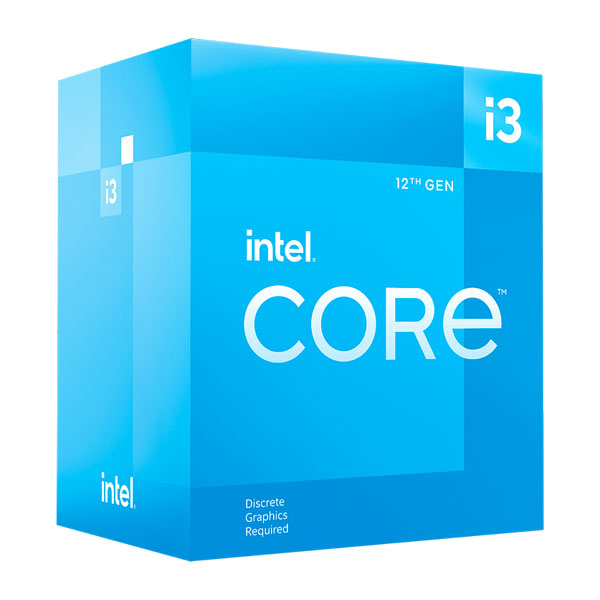 CPU Intel Core i3-12100F (Up to 4.3 GHz, 4 Nhân 8 Luồng, 12MB Cache, LGA 1700)